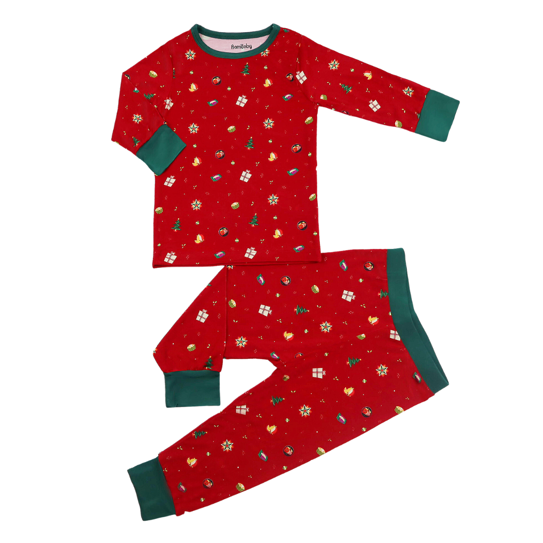 Long sleeves Pajama set, The Holiday Collection - PASKONG PINOY