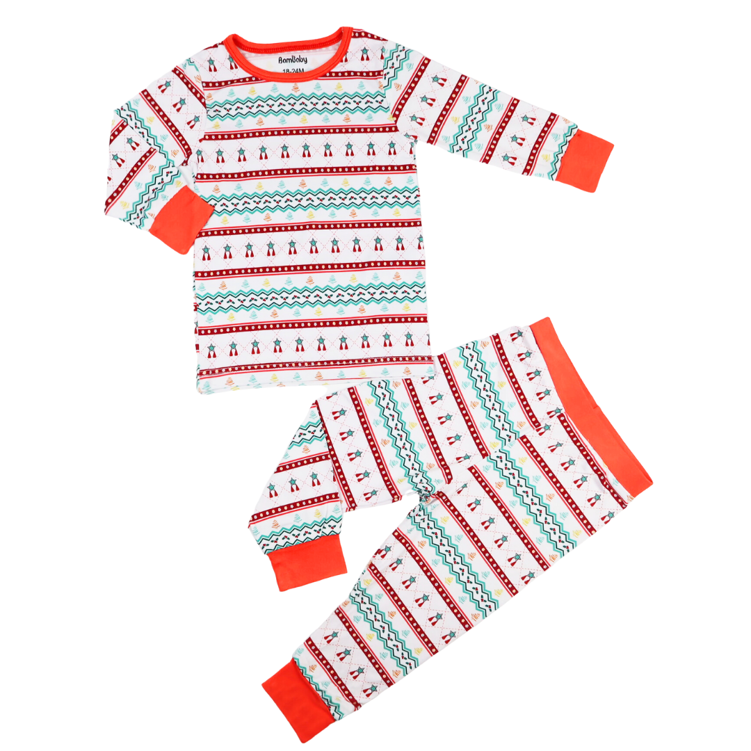 Long sleeves Pajama set, The Holiday Collection - FAIR ISLE PAROL
