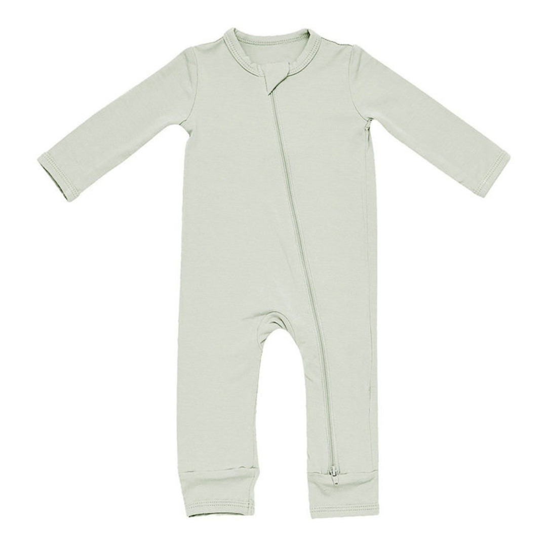 Overall Romper, Tea Green