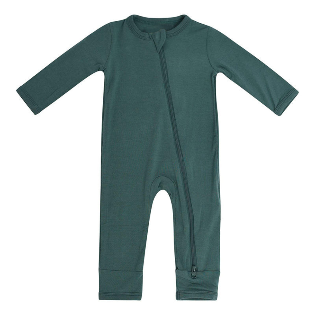Overall Romper, Emerald green