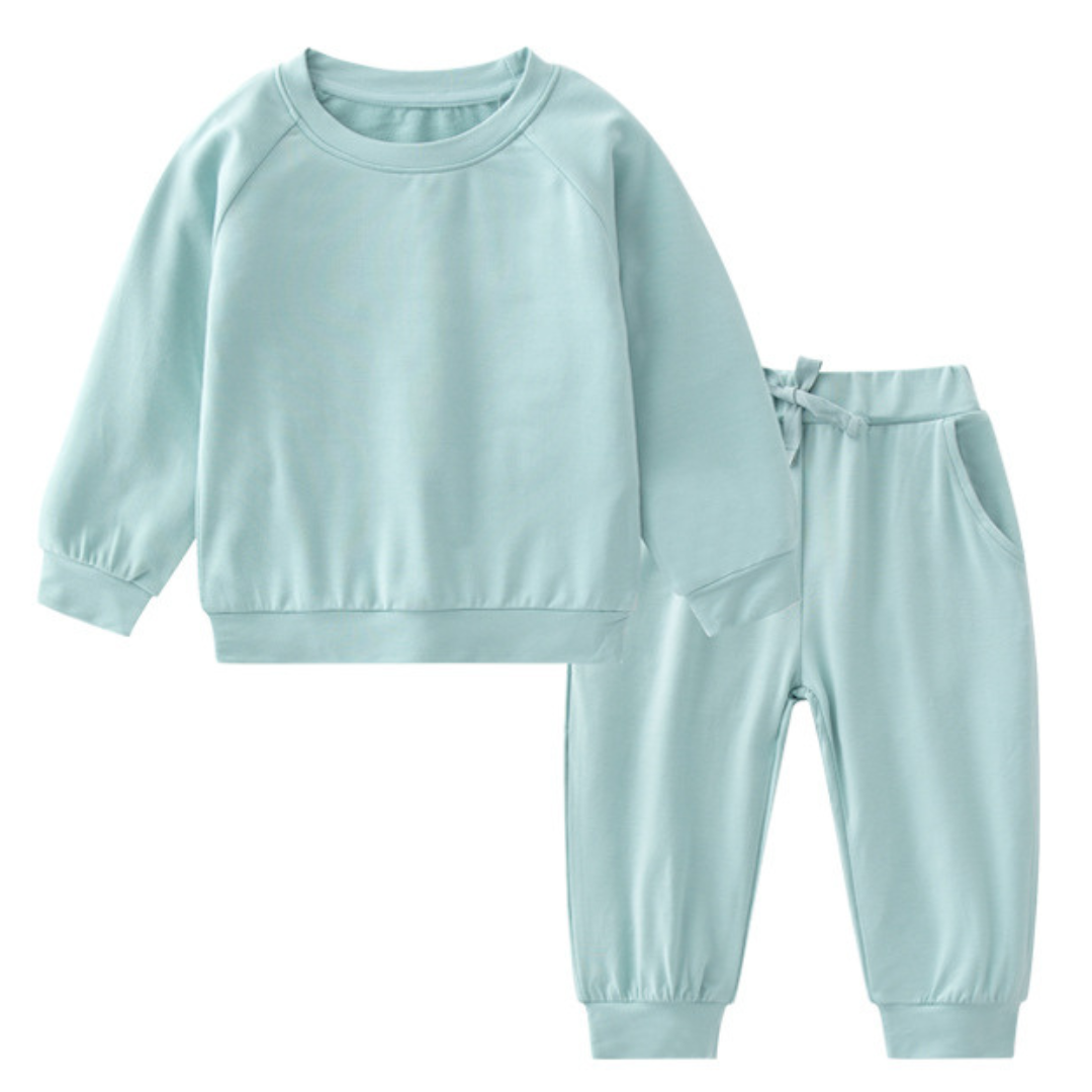 Sweatshirt Set, Pistachio Green