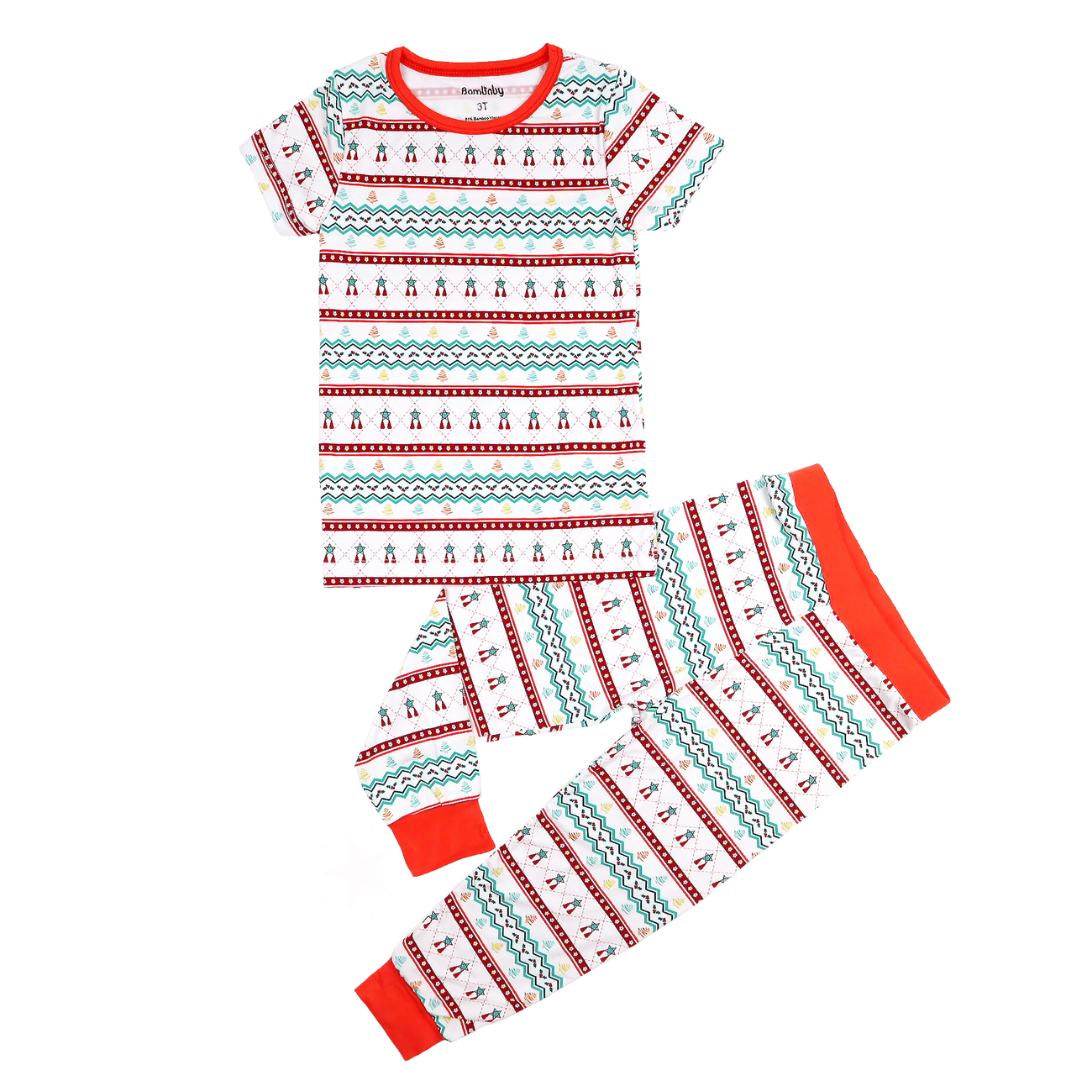 Shortsleeves Pajama, The Holiday Collection - FAIR ISLE PAROL