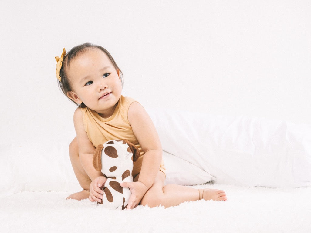 Sleeveless Onesie - Sand Beige