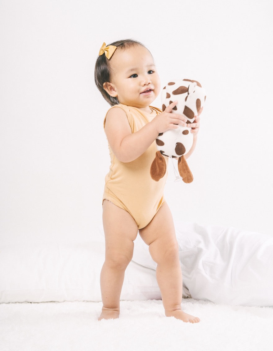 Sleeveless Onesie - Green Bamboo