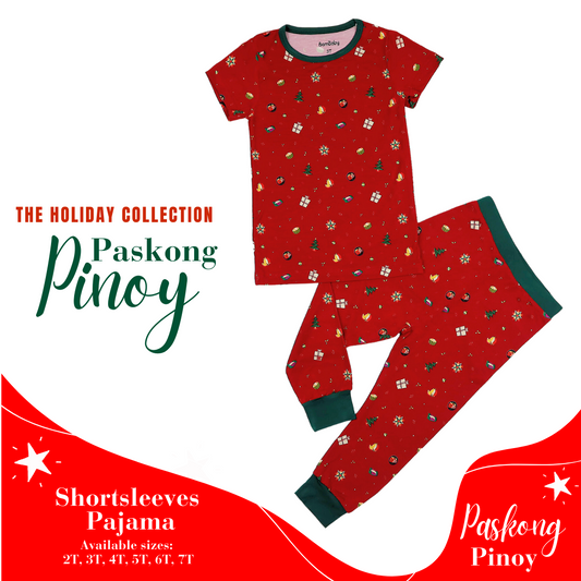 Shortsleeves Pajama, The Holiday Collection - PASKONG PINOY