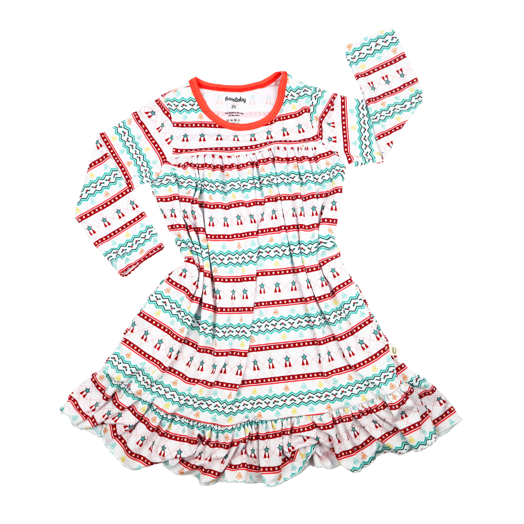 Nightie Dress, The Holiday Collection - FAIR ISLE PAROL