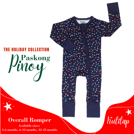 Overall Romper, The Holiday Collection - KUTITAP