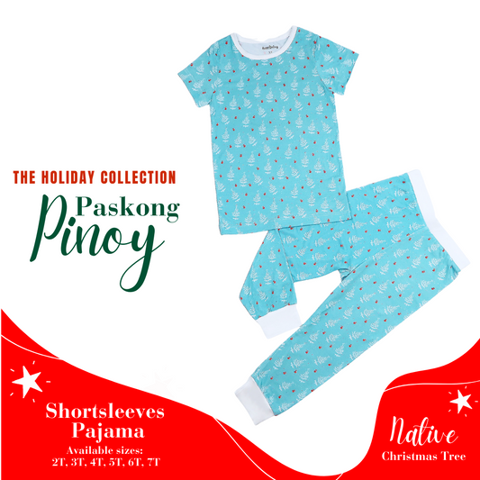 Shortsleeves Pajama, The Holiday Collection Native Christmas Tree