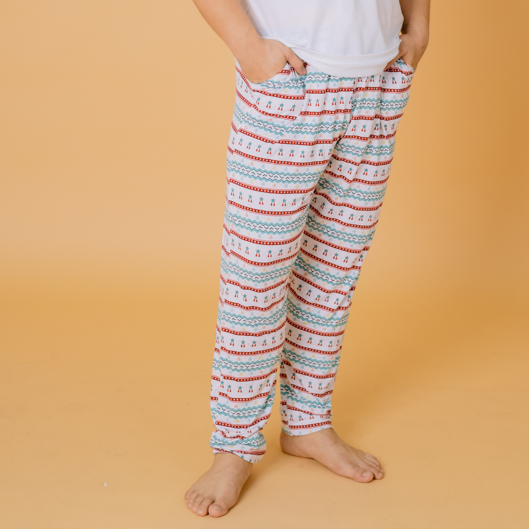 Adult Men Pants, The Holiday Collection FAIR ISLE- PAROL