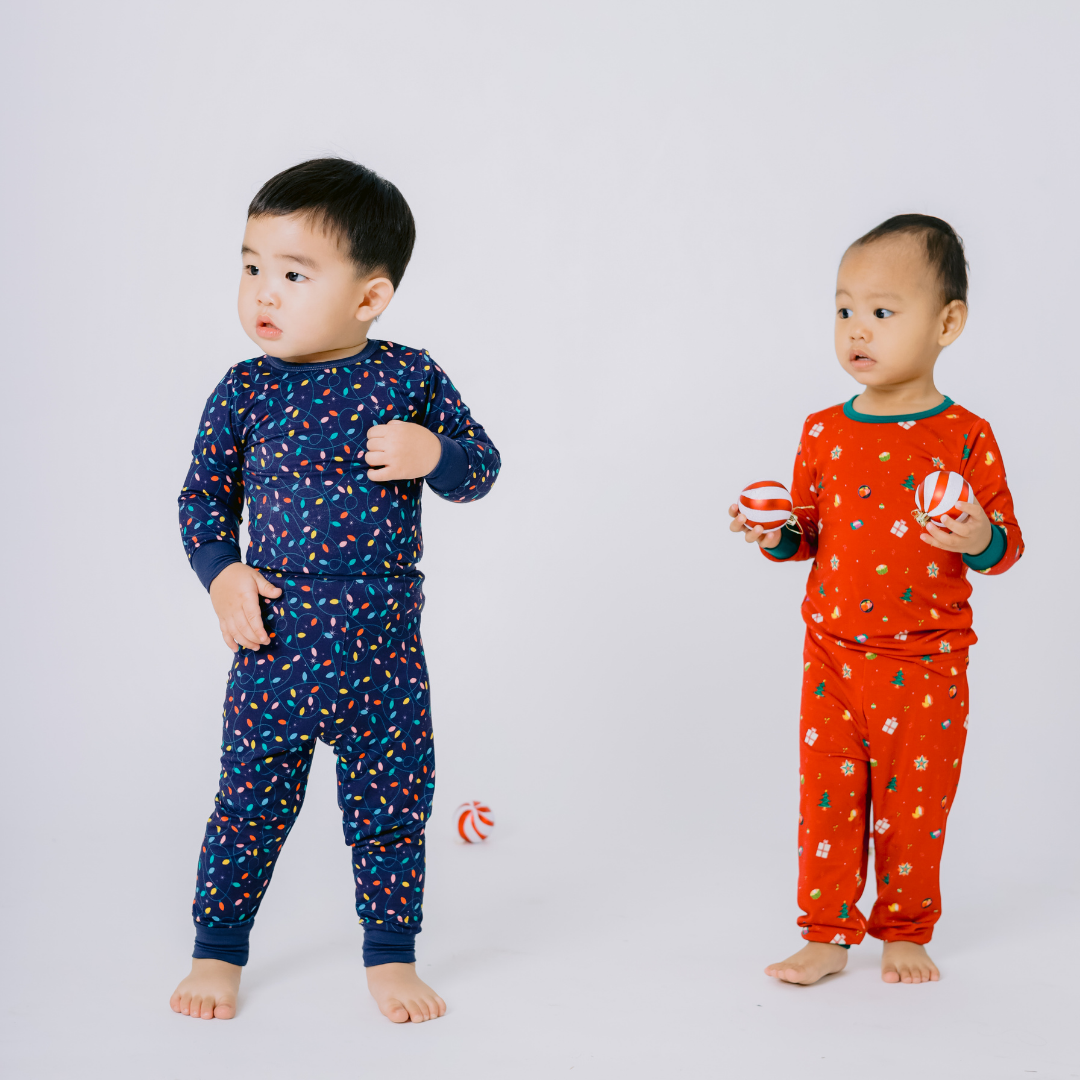 Long sleeves Pajama set, The Holiday Collection - PASKONG PINOY