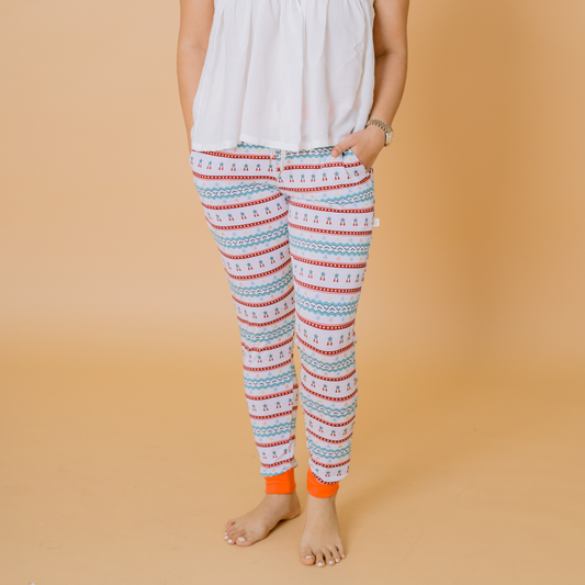 Adult Women Pants, The Holiday Collection - FAIR ISLE PAROL