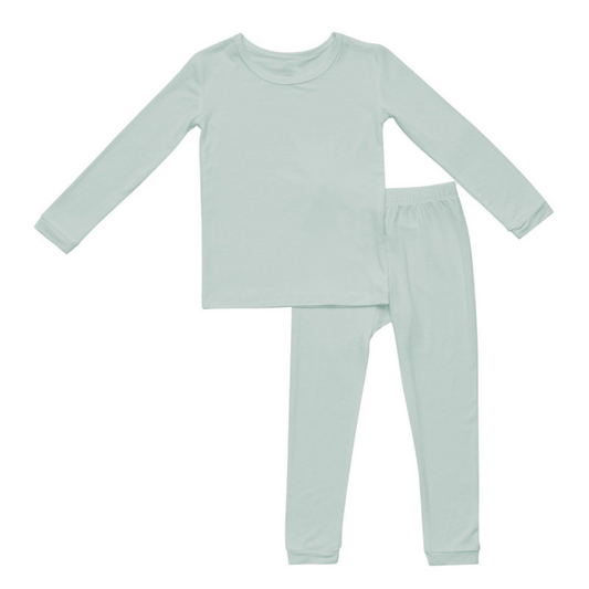 Long sleeves Pajama Set, Tea Green