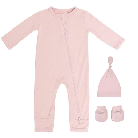 3pc Newborn set,Soft Pink