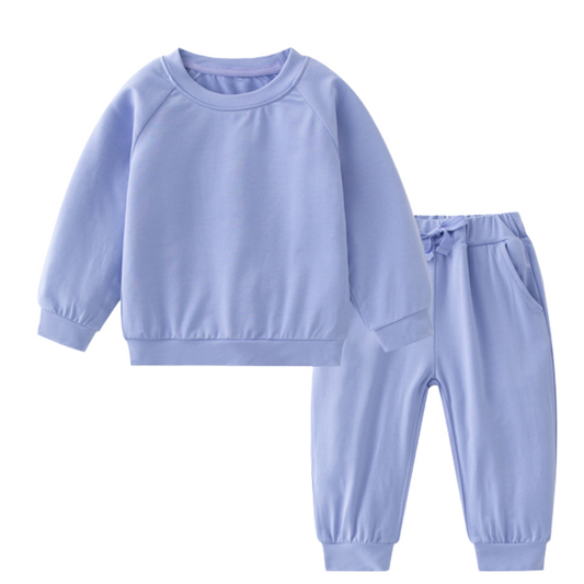 Sweatshirt Set, Bluepurple