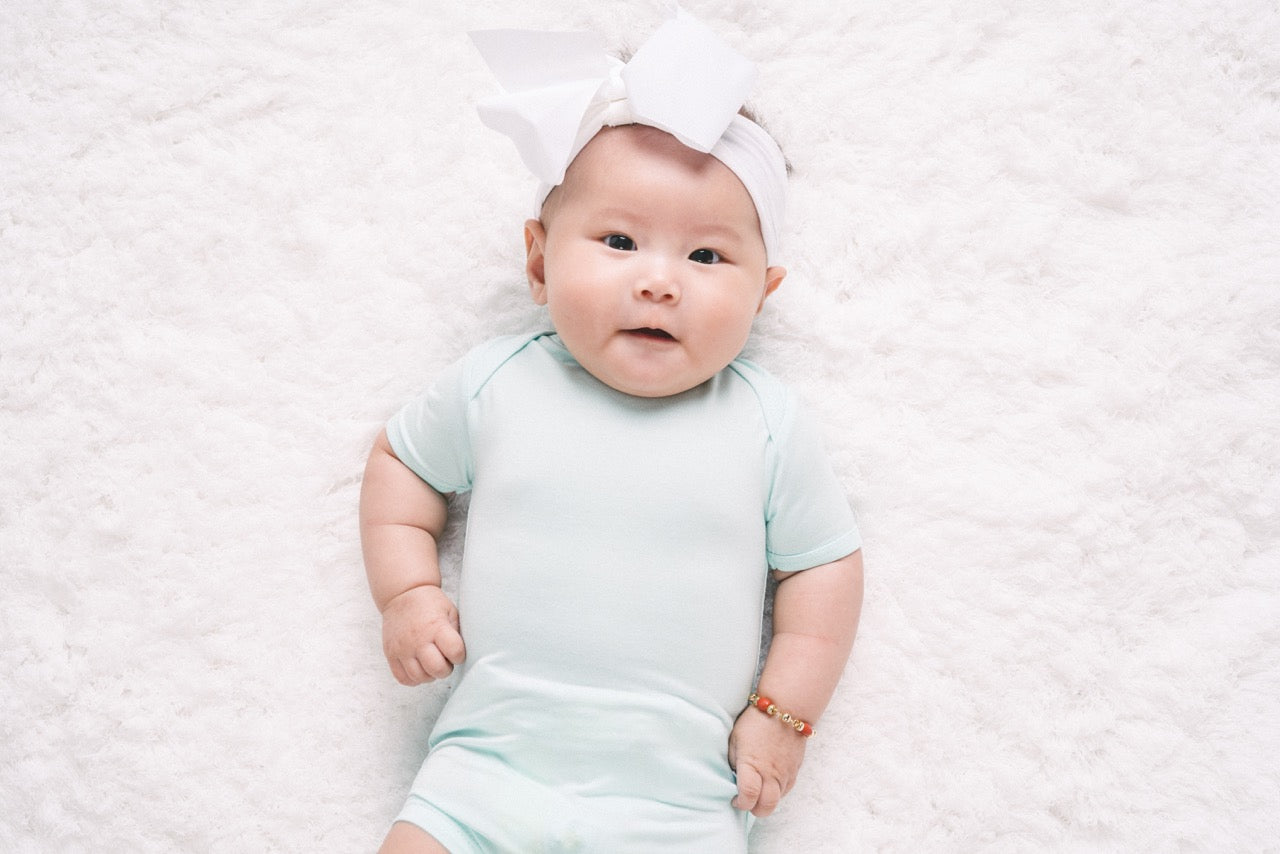 Shorts sleeves Onesie - Yellow Sunrise