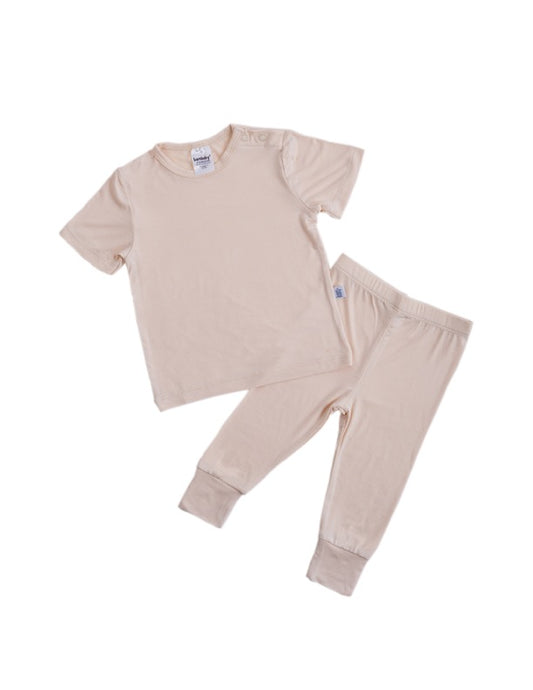 Shorts sleeves Pajama set - Sand Beige