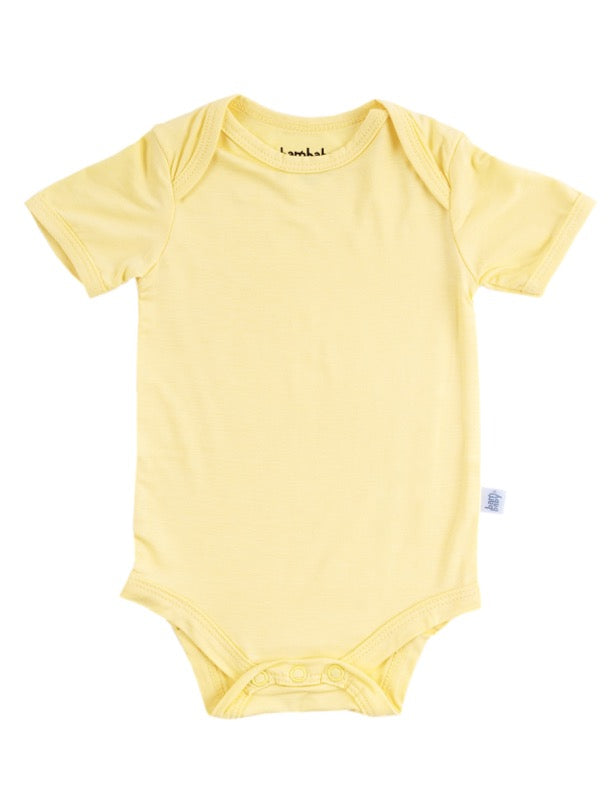 Shorts sleeves Onesie - Yellow Sunrise