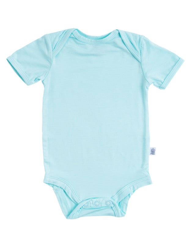 Shorts sleeves Onesie - Mint Blue